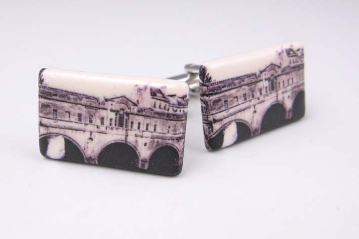 Bath Poultney Bridge cufflinks